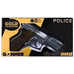 Игрушечное оружие Gonher 45/1 Pistol politie 45/1 (8 gloante), 43544