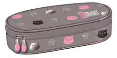 Школьный пенал St.RIGHT 57866 Penar 23x9.5x6cm, Kitty Paw
