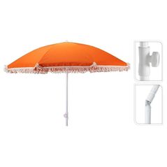 Зонт садовый Holland 57441 Umbrela de soare D160cm, H200c cu picior flexibil (în asort.)