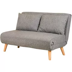 Canapea Trendy Folde Gri deschis (2 locuri)