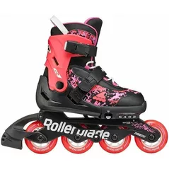 Role Rollerblade 86B0751540ND02 Microblade SL, 33-36.5, Nero/Corallo