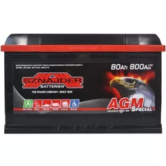 Автомобильный аккумулятор Sznajder 58002 80Ah SPECIAL AGM-NEW 800А