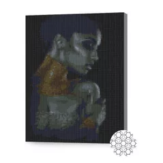 Картина по номерам Art Gallery XQB77264 Mozaic cu diamante Bijuterii de aur 30x40cm