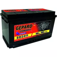 Acumulator auto Gepard Standart 100 AH Japan 850A (304x173x224)
