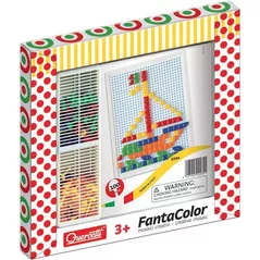 Набор для творчества Quercetti 0284 Мозаика FANTACOLOR 100 деталей (квадр)