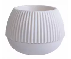 Ghiveci pentru flori Aleana 116001 Boho d10 cm, white rose