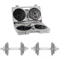 Ganteră inSPORTline 5568 Set gantere si bare 2x10 kg inSPORTine 565