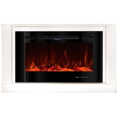 Камин электрический ArtFlame Bernard mini & Adeli, 725x1215x300 mm, Alb