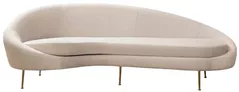 Диван Trendy Eses Stânga Bej, 120x85x255cm (3 locuri)
