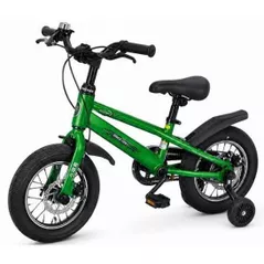 Bicicletă miscellaneous TN2463 16", cu 4 roti, verde, 2705D