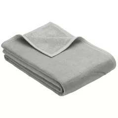 Домашний текстиль Ibena 3560/815 Uni Decke Porto Silver grey