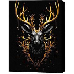 Картина по номерам BrushMe BSB0005FC 40x50сm (pânză neagră/fără cutie) Coroana pădurii