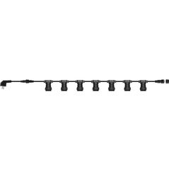 Гирлянда Horoz 71831 CARNAVAL-F10, 500W, E27x10, cablu 2x0.94mm², 10m, 220V, IP44 (022-002-0010)