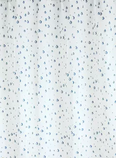 Занавеска для ванной Bisk 03910 PEVA DROPS 180x200