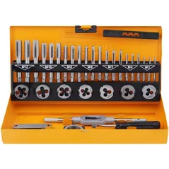 Набор головок, бит, насадок Hoteche 640203 Набор 32 метчиков и плашек для нарезки резьбы