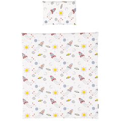 Lenjerie de pat pentru copii Chipolino KOSCLOSET0255RO Постель в люльку Rocket