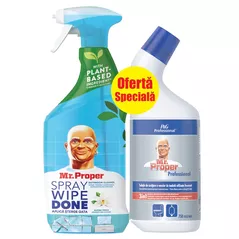 Средство для чистки помещений Mr.Proper 5979 SWD SPR BATH 800ML+ WC GEL 750ML