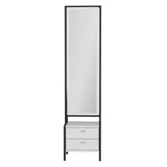 Туалетный столик Trendy Elegante, Masa de machiaj, Alb, 41x170x35cm