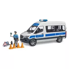 Mașină Bruder 2683 Sprinter Police cu figurina politistului, 60084