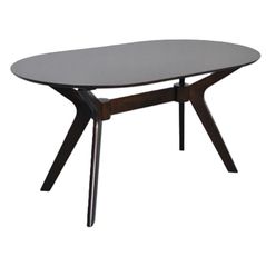 Стол Evelin di Costacurta Raffles Oval Chocolate, 1500x900x750 (нераскладной)