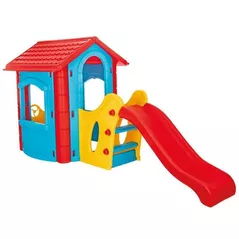 Игровой домик Pilsan 06432 Căsuță сu tobogan Happy (2 culori)