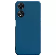 Husă pentru smartphone Helmet Liquid Silicone Oppo A17, Blue