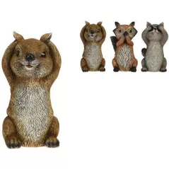 Садовая фигура ProGarden 18357 Животное не вижу, не слышу, не говорю зла 20cm