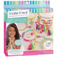 Set de creație Make it Real 1313 Neo-Brite Chains&Charms