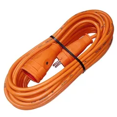 Удлинитель электрический TEB Electrik 72342 Prelungitor cu o priza, 25m, 3х1.5mm², 16A, ІР44, oranj (800.825.100)