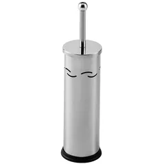 Ёршик для унитаза Bisk 02478 inox perforat, crom