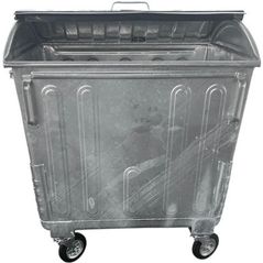 Урна для мусора Uniplast 37210 1100 L galvanizat pe roti (1.2 mm) (dezasamblat) GC