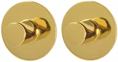 Cârlig baie Bisk 08582 Set cuere (2buc.) STYLE, aur