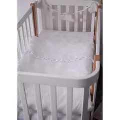 Детское постельное белье Veres 153.1.35 сатин жакард белый 90x110/40x60 (3ед.)