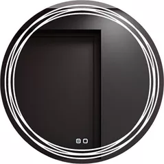 Зеркало для ванной Bayro Folk круглое 800x800 LED touch c подогревом