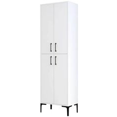 Dulap penal Trendy Berlin A-Alb 60x200x35cm, multifunctionala (GTR006638)