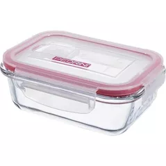 Container alimentare Pedrini 54615 Recipient hermetic din sticla 1l, 20.5x15.5x7cm