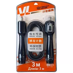 Скакалка miscellaneous 315 Coarda de sarit, 3 m, cu contor plastic, silicon 2510-2065 SIO