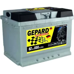 Acumulator auto Gepard Silver 62 AH 650A (240x175x189)