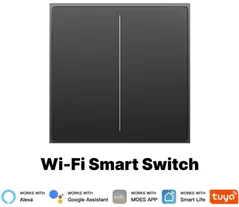 Выключатель электрический Moes ZS-SF-EU2-GY-MS