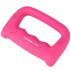 Гантель HMS 9457 Gantera anatomic 0.5 kg PINK NEOPRENE CK05 17-47-120