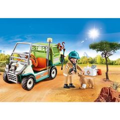 Конструктор Playmobil PM70346 Zoo Vet with Medical Cart
