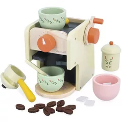 Bucătărie și veselă de jucărie Janod J06644 Joc din lemn Masina de Cafea