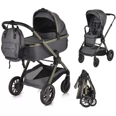 Сărucior pentru copii Moni iClick Gray, 2in1