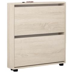 Raft pentru încălțăminte Mobildor-Lux Leo Slim 50x16x86H cm Sonoma