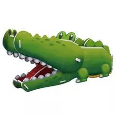 Set de construcție Noriel NOR1177 Mini Puzzle 3D Crocodil