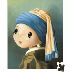 Пазл Janod J02551 Puzzle inspirat Vermeer, 100 piese