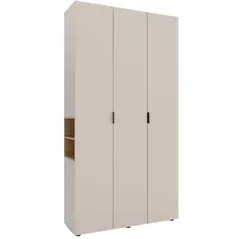 Шкаф Nex Home A015L cu usi batante, 1200x420x2300mm, Cashmere/Oak Artisan