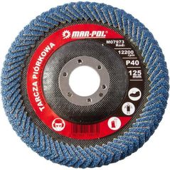 Disc de șlefuire MAR-POL M07973 Disc flap Feather 125mm/P40