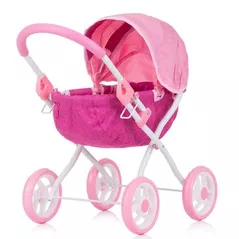 Кукла Chipolino Коляска для кукол Daisy pink linen KZKDZ02402PP