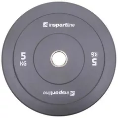 Гантель inSPORTline SL-00014309 Disc d=50mm Bumper Plate Go 5kg 31395